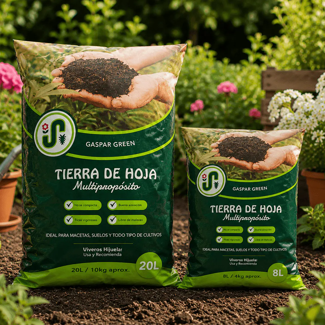 Tierra de Hojas | Sustrato Natural para Jardín, Macetas y Huerto 1