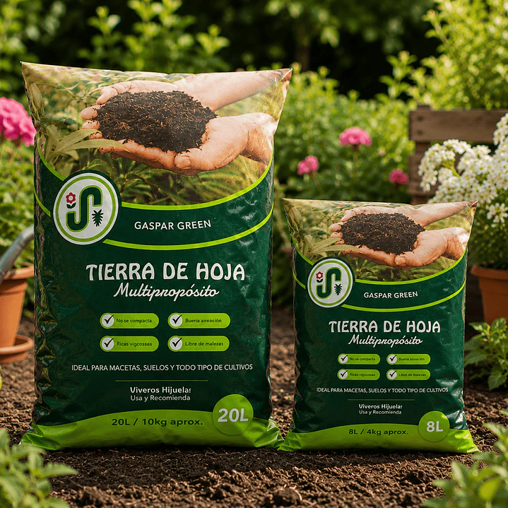 Tierra de Hojas | Sustrato Natural para Jardín, Macetas y Huerto 1