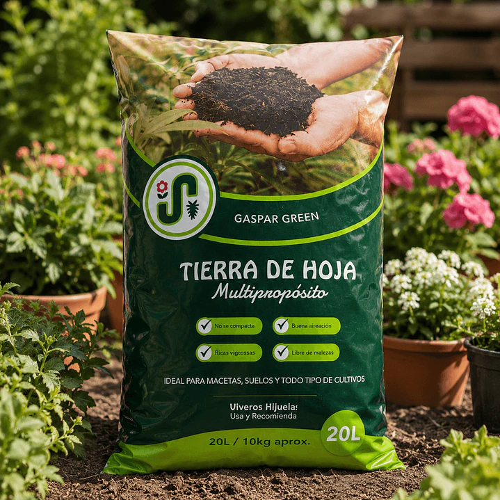 Tierra de Hojas | Sustrato Natural para Jardín, Macetas y Huerto 2