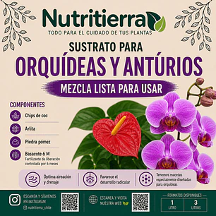 Sustrato para Orquídeas 