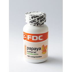 Papaya Natural Masticable 100 comprimidos