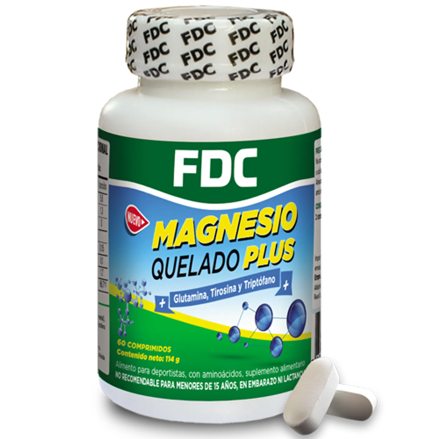 Magnesio Quelado Plus 60 comprimidos 1