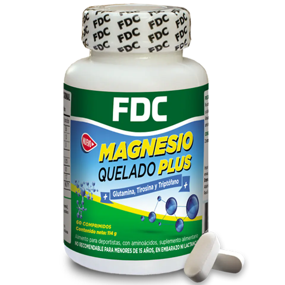 Magnesio Quelado Plus 60 comprimidos 1