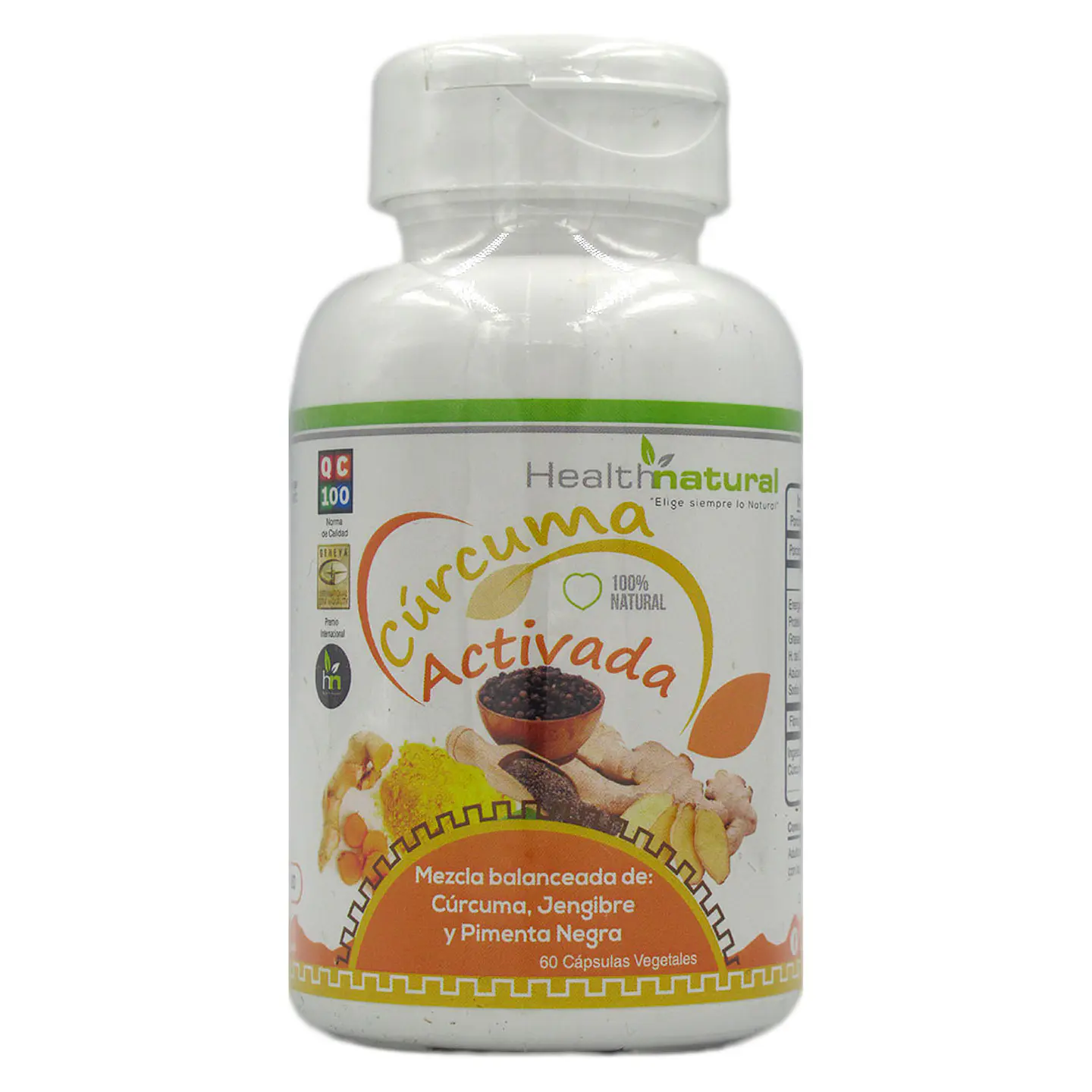 Cúrcuma Activada 500 mg 60 Cápsulas 1