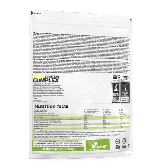 Proteína Olimp Veggie Protein Complex 500 g - Image 2