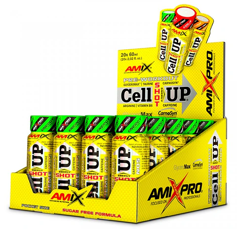 Pre-entreno CellUp Shot – Amix Pro® 20x60 ml 
