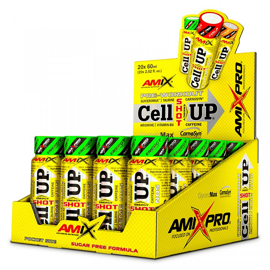 Pre-Entreno CellUp® SHOT AmixPro 20x60 ml - Image 1