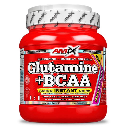 Glutamina + Bcca  530 Gr Amix 