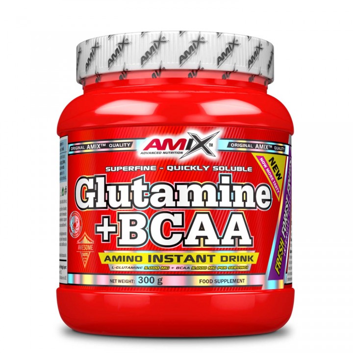 Aminoácidos Glutamina + BCAA 300 g