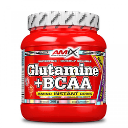 Aminoácidos Glutamina + BCAA 300 g