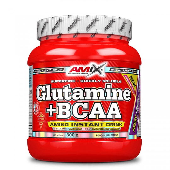 Aminoácidos Glutamina + BCAA 300 g - Image 1