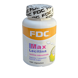Max Lecitina x 100 cápsulas – FDC