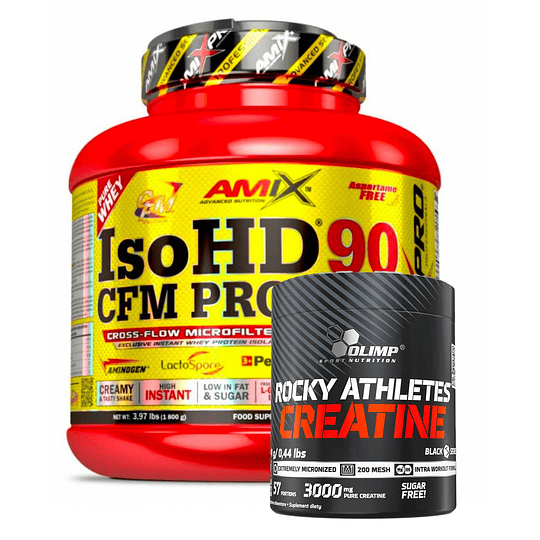 Proteína AmixPro IsoHD® 90 CFM + Creatina Monohidrato Rocky Athletes - Image 1