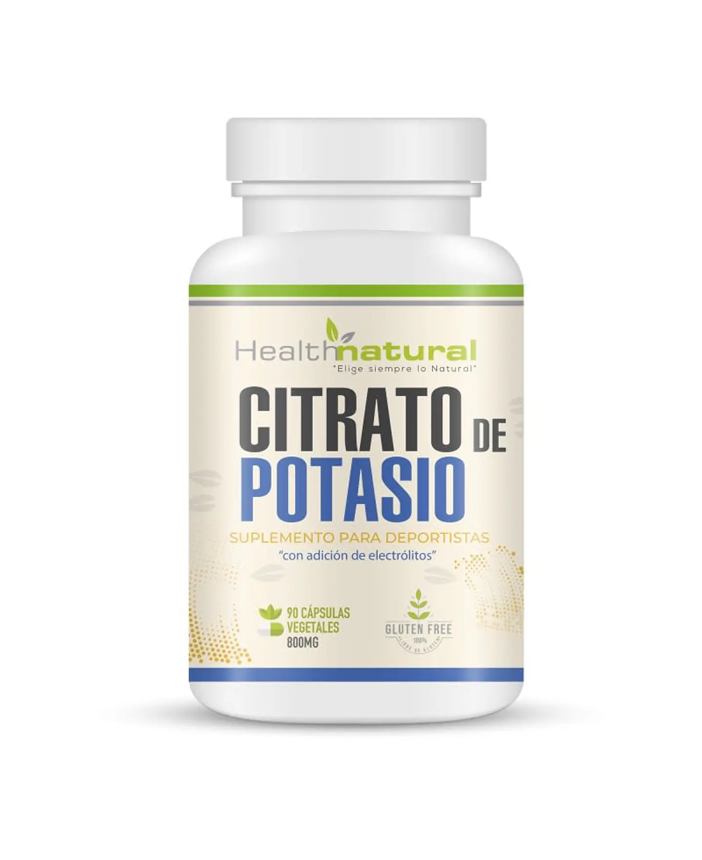 Citrato de Potasio 90 Cápsulas Health Natural 1