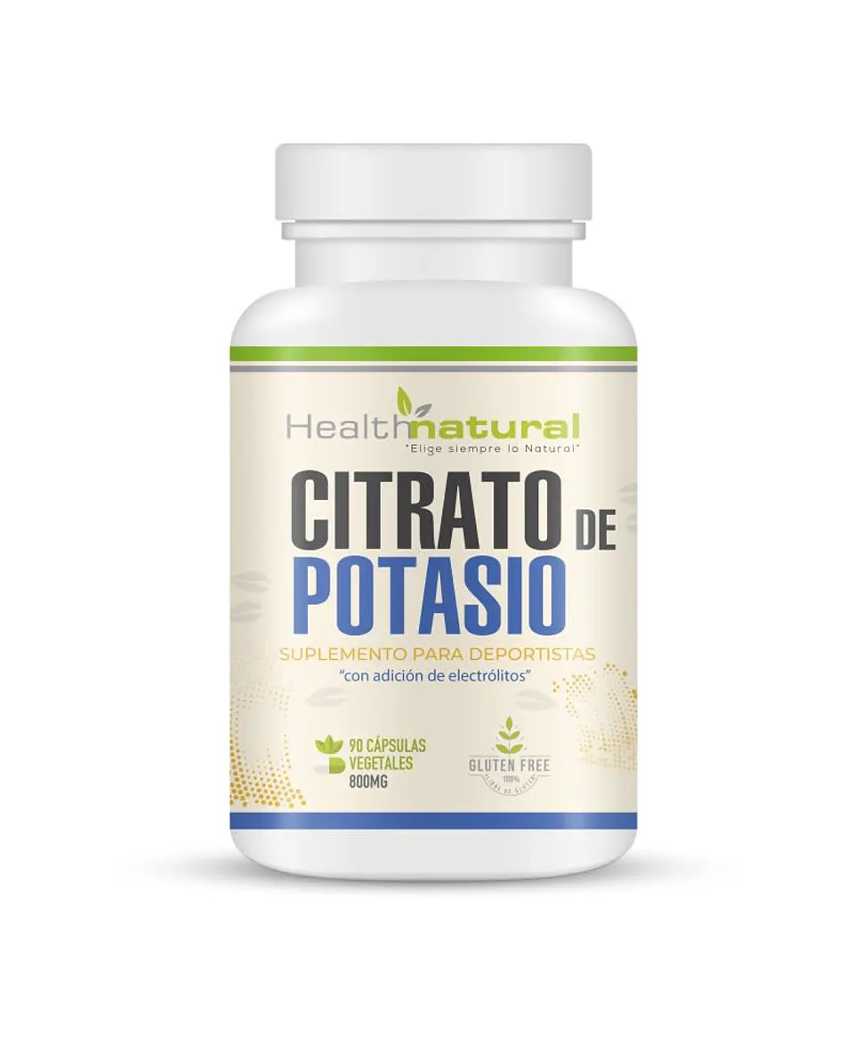Citrato de Potasio 90 Cápsulas Health Natural 1