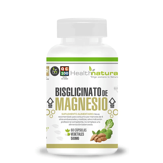 Bisglicinato de Magnesio 500 mg, 60 cáps. - Image 1