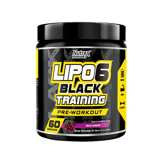 Pre-Entreno Nutrex Lipo 6 Black Training - Image 1