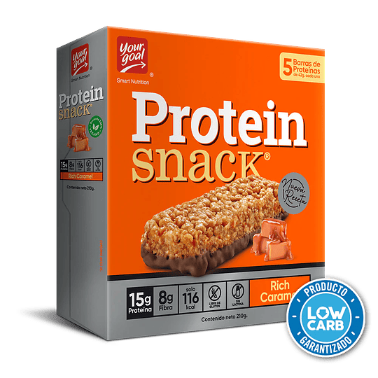 Caja Protein Snack Rich Caramel  (x5) - Image 1