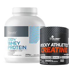 Pack Whey Protein OstroVit + Creatina Rocky 