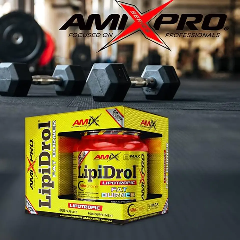 AmixPro® LipiDrol Fat Burner 300 Cápsulas 2