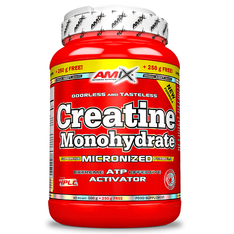 Creatina Monohidrato Micronizada 750 Gr Amix