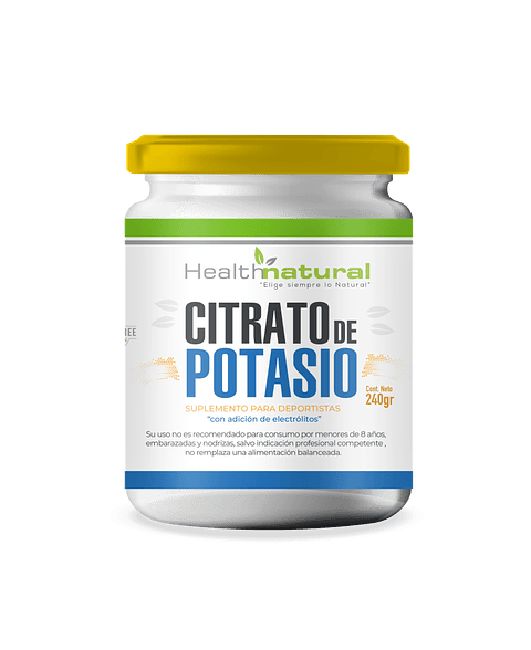 Citrato de Potasio 240gr Health Natural