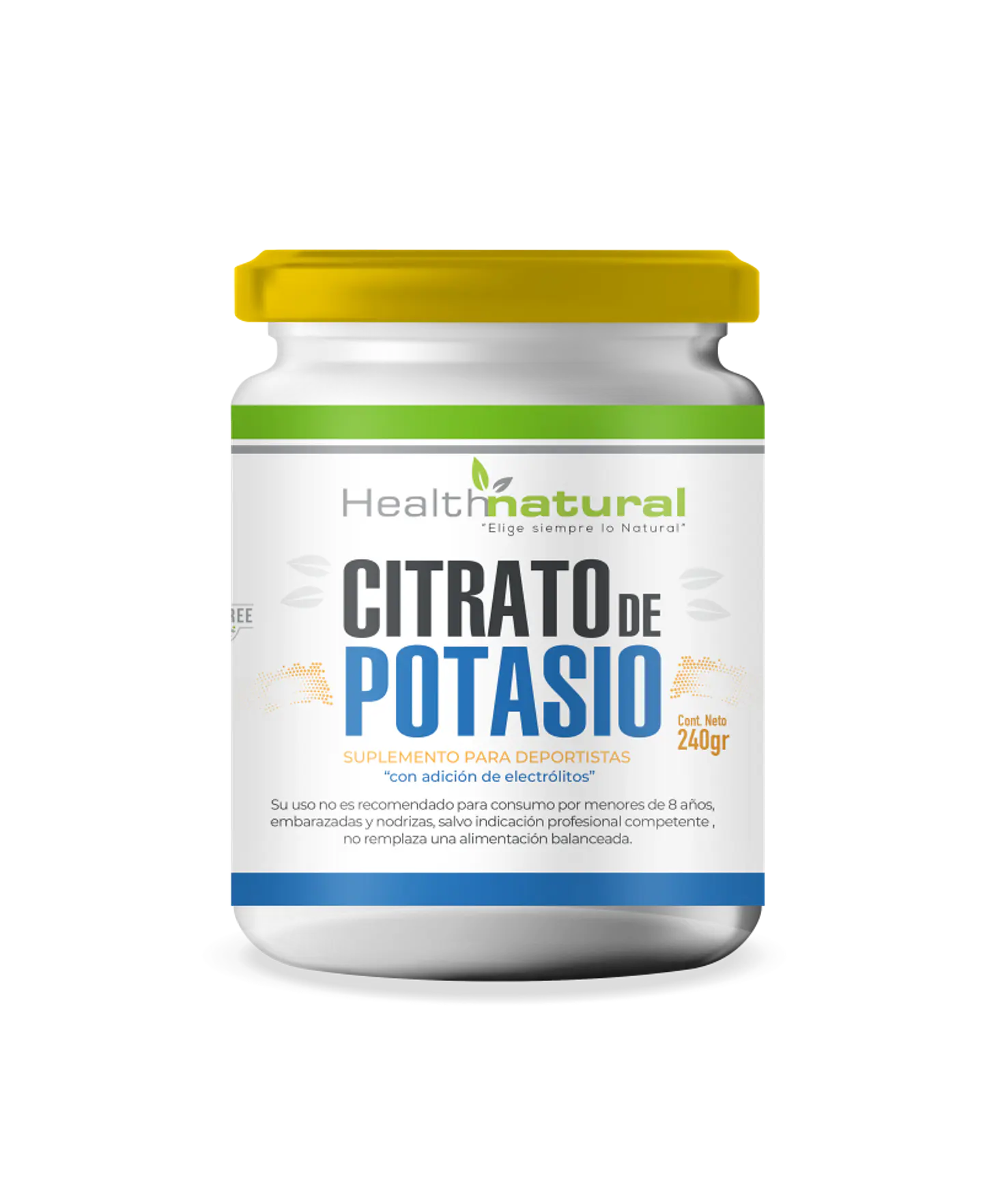 Citrato de Potasio 240gr Health Natural 1