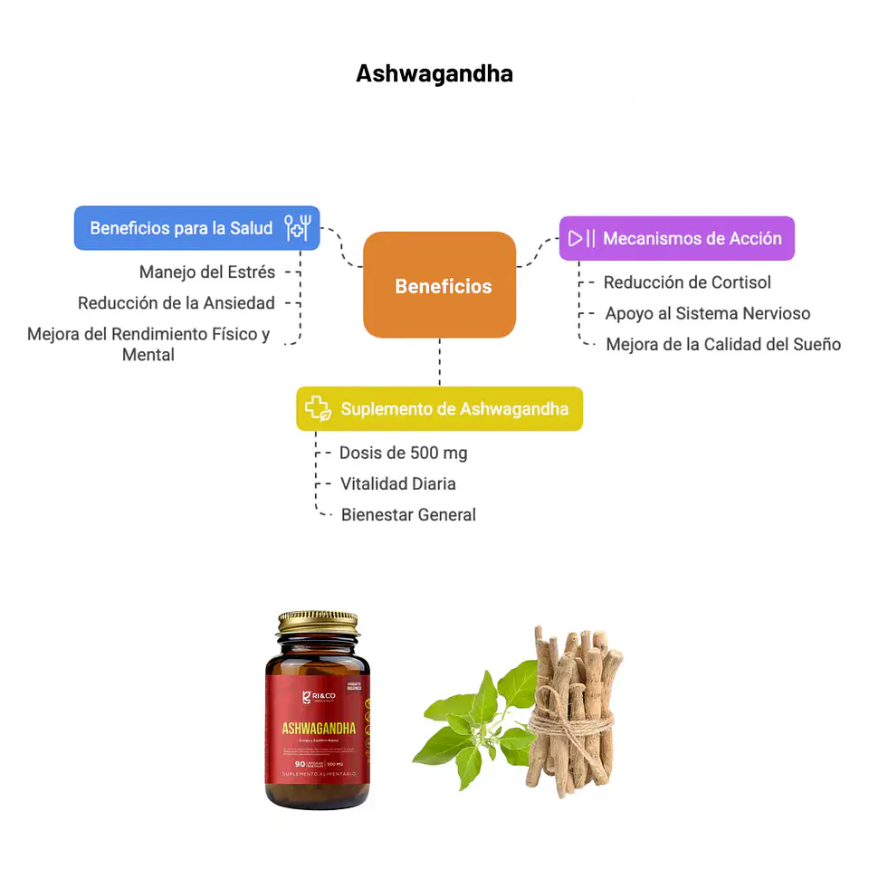 Ashwagandha, 90 cáps, 500 mg | RI&CO 2