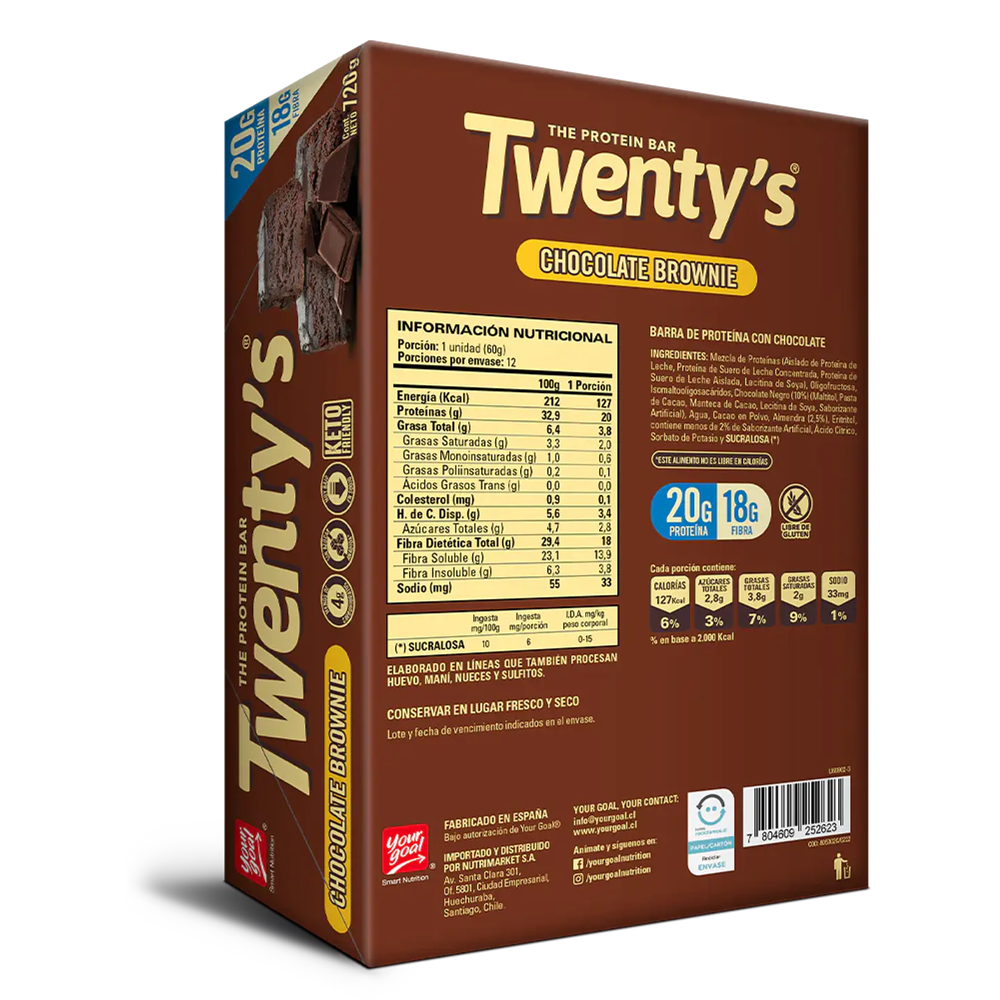 Twenty's Chocolate Brownie (x12) 2