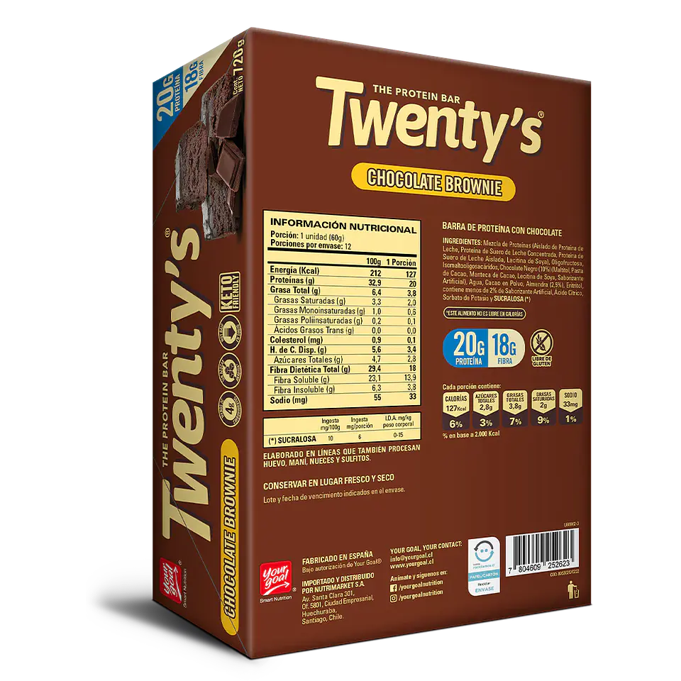 Twenty's Chocolate Brownie (x12) 2
