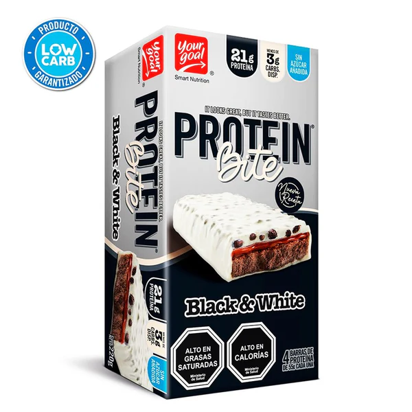 Protein Bite Black & White Caja  (x4)   Your Goal