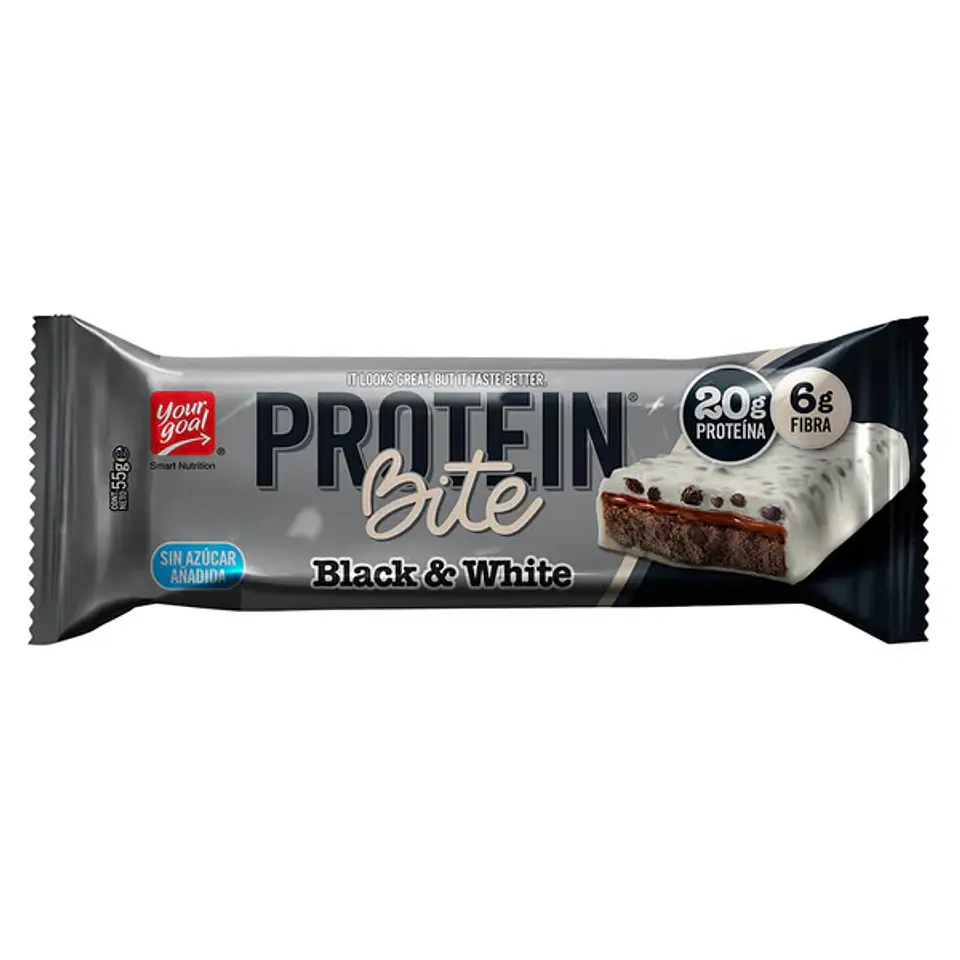 Protein Bite Black & White Caja  (x4)   Your Goal 2