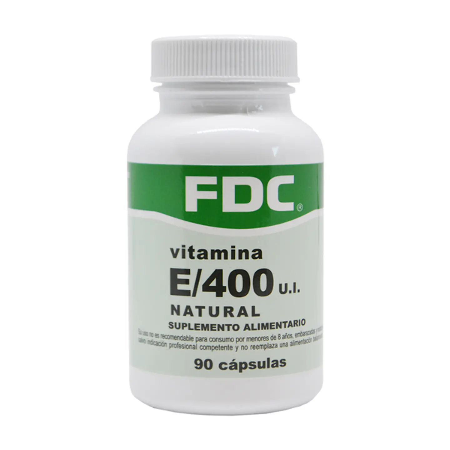 Vitamina E natural 400 mg x 90 cápsulas – FDC 1
