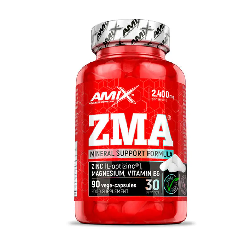 ZMA (Zinc, Magnesio y Vitamina B6) 90 caps – Amix 1