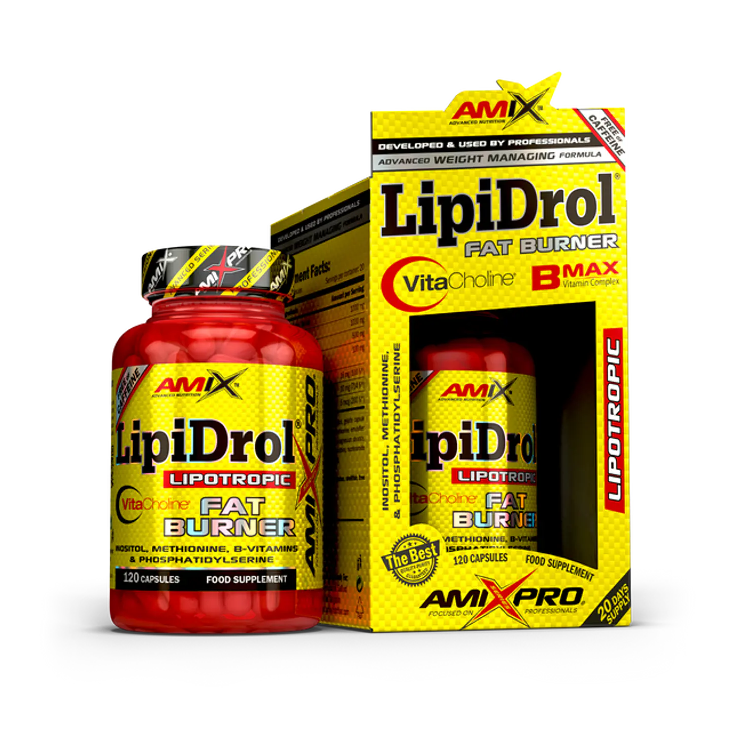AmixPro® LipiDrol Fat Burner 120 Cápsulas 1