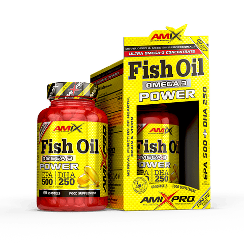 Omega 3 Fish Oil Power 60 caps – Amix Pro®