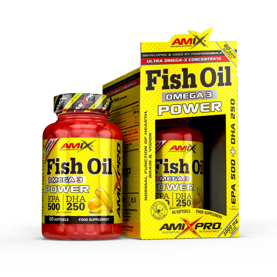 Omega 3 Fish Oil Power 60 caps – Amix Pro® 1