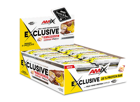 Caja  Banana Chocolate  x 12 Exclusive Protein Bar
