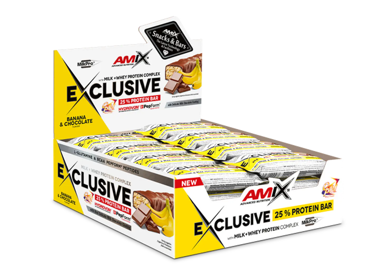 Caja  Banana Chocolate  x 12 Exclusive Protein Bar 1