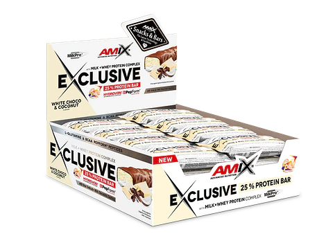 Caja White Chocolate + Coco  x 12 Exclusive Protein Bar