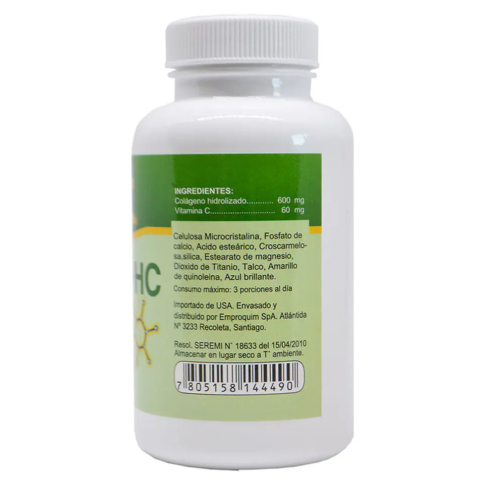 Colageno Hc X 90 Comprimidos FDC 3