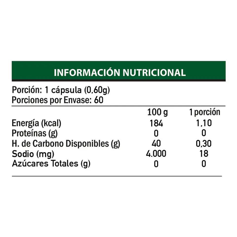 Amana x 60 cápsulas - HBI 3