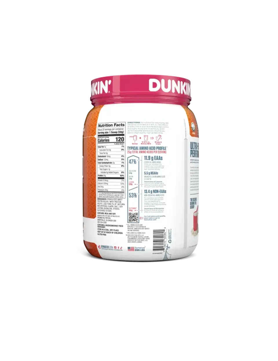 Proteína ISO 100 1.4 Lbs Dunkin Glazed Donut 2