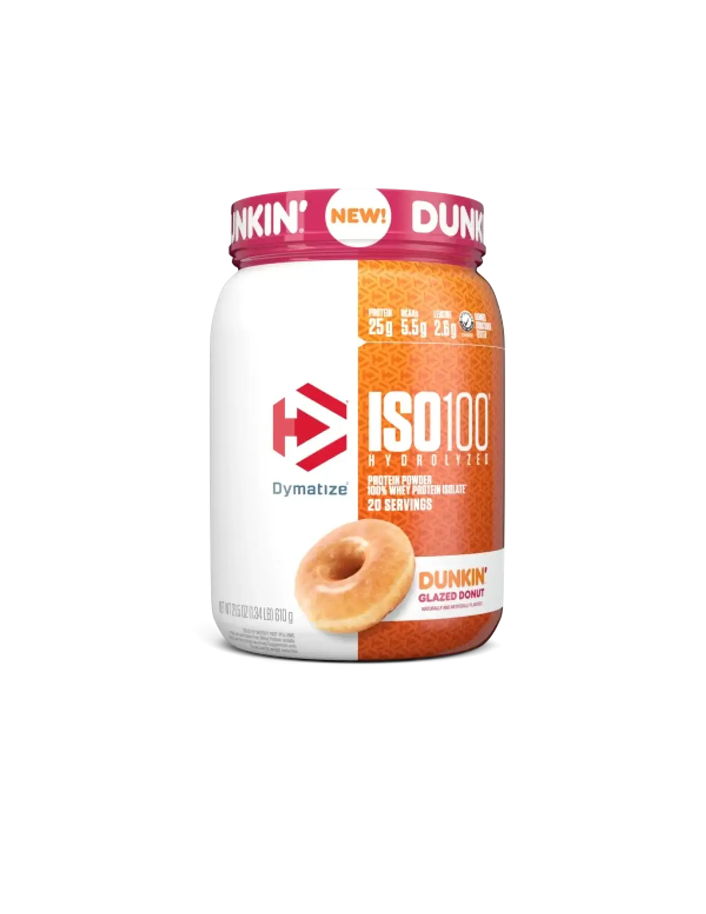 Proteína ISO 100 1.4 Lbs Dunkin Glazed Donut 1