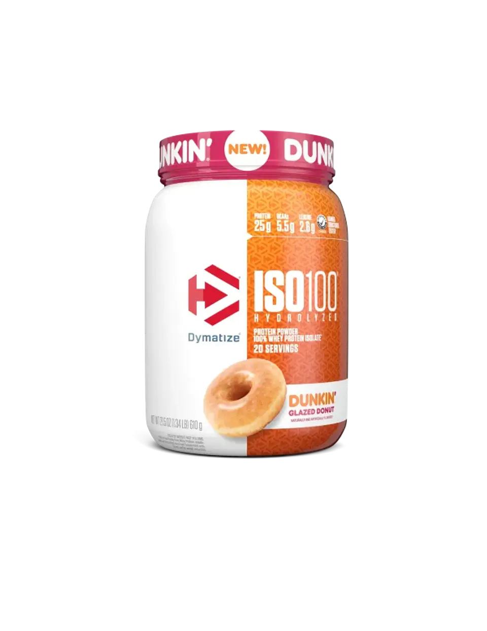 Proteína ISO 100 1.4 Lbs Dunkin Glazed Donut 1