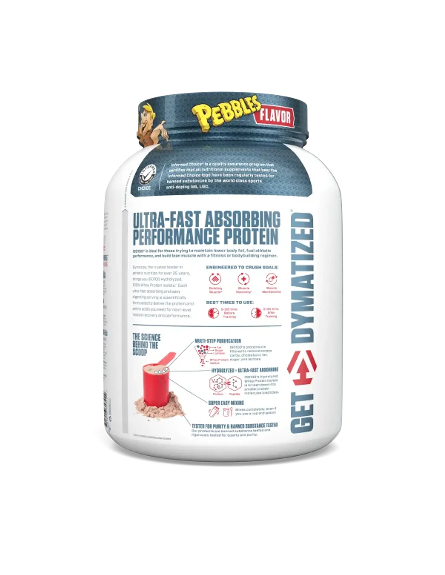ISO 100 1.4 Lbs  Cocoa Pebbles - Dymatize  2