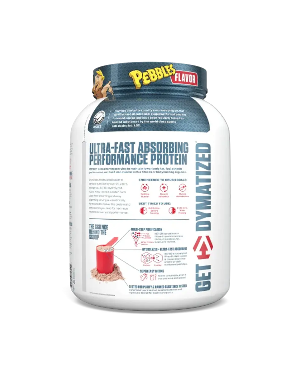 ISO 100 1.4 Lbs  Cocoa Pebbles - Dymatize  2