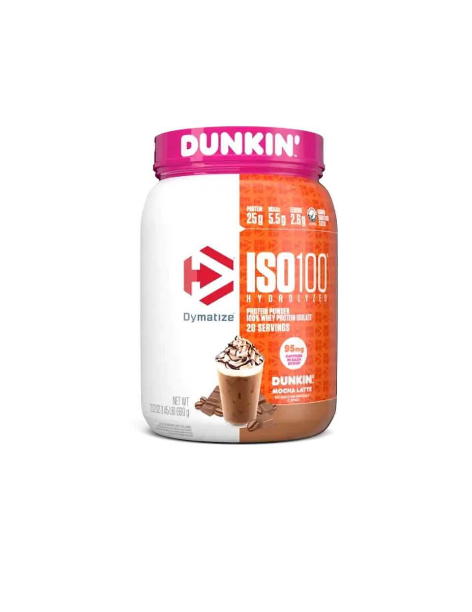 Proteína ISO 100 1.4 Lbs Dunkin Mocha Latte 1