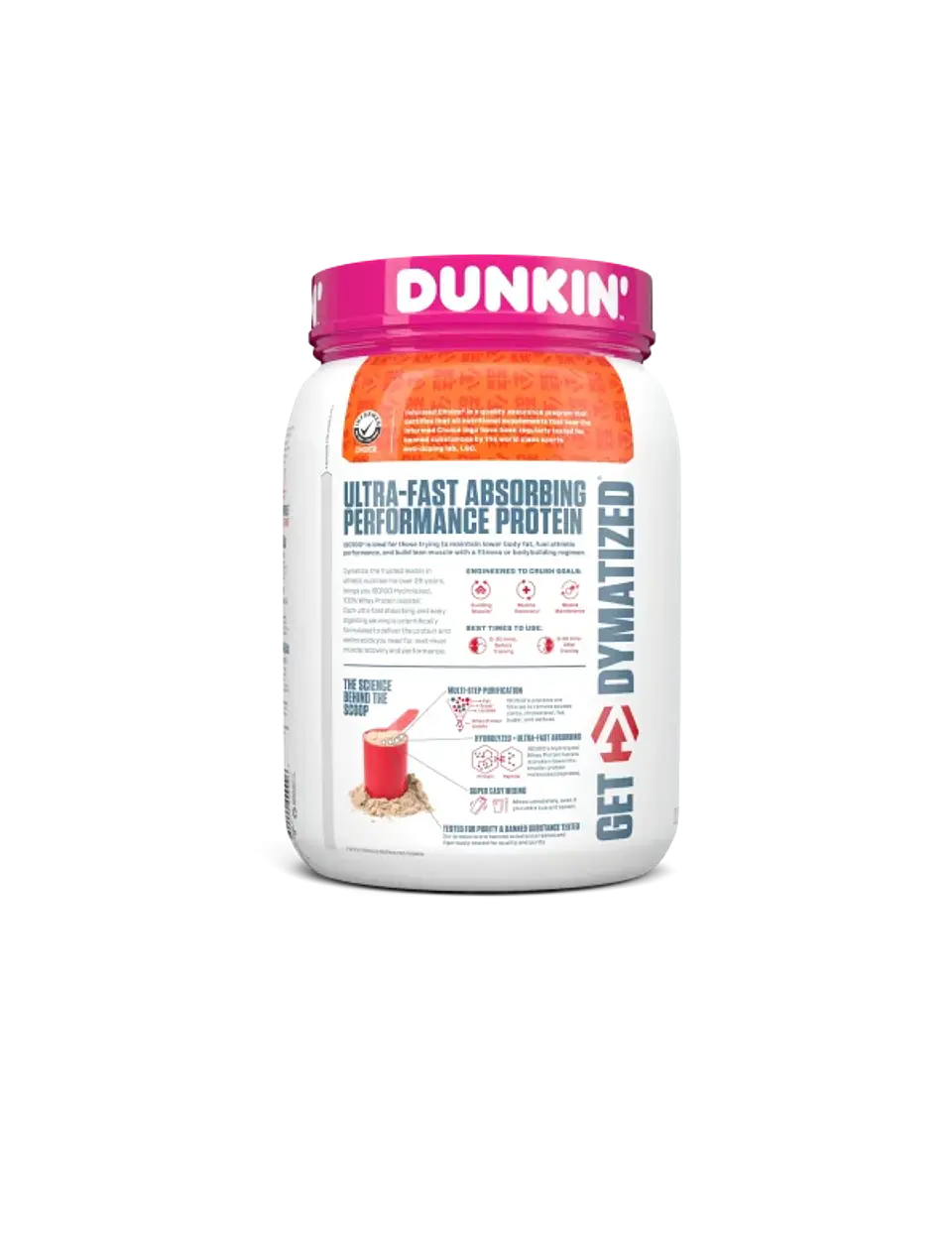 Proteína ISO 100 1.4 Lbs Dunkin Mocha Latte 3