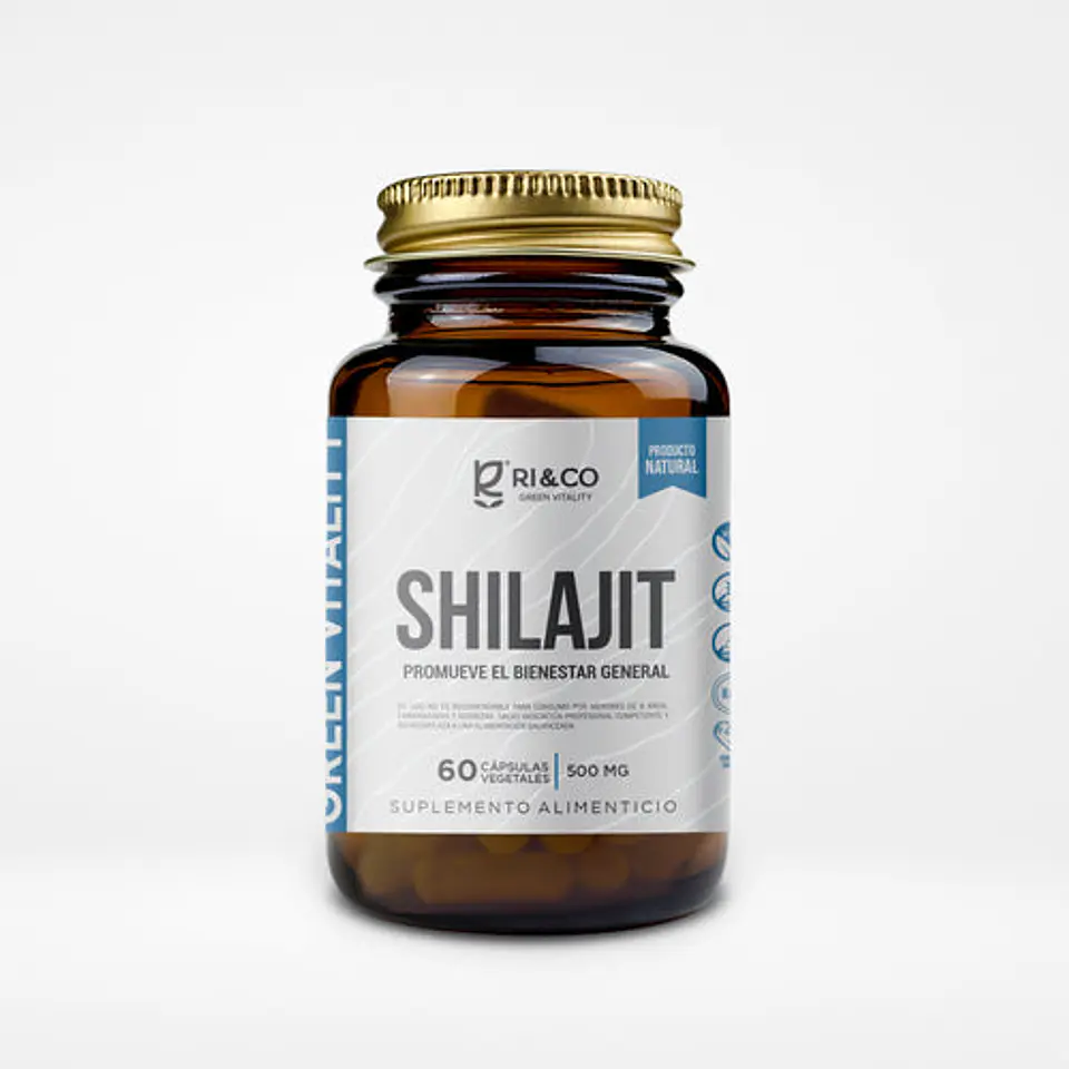 Shilajit 500mg 60 Cápsulas Vegetales - RI&CO 1